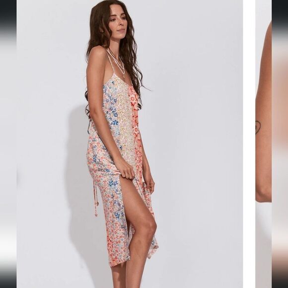 AURORA STRAPPY MIDI DRESS Size 16 - Picture 4 of 6